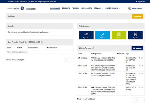 HK-INSPECT Dashboard