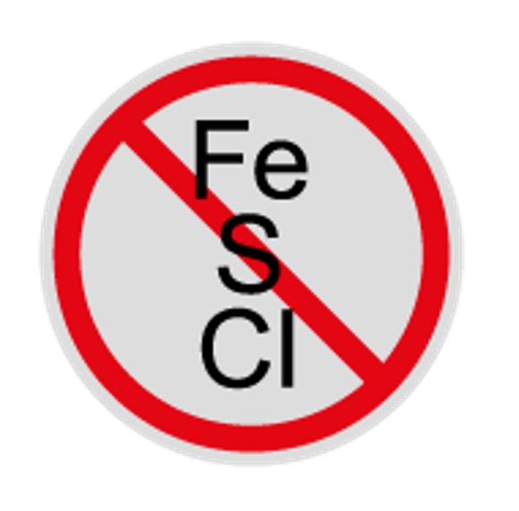 eisen-, schwefel- und chlorfrei