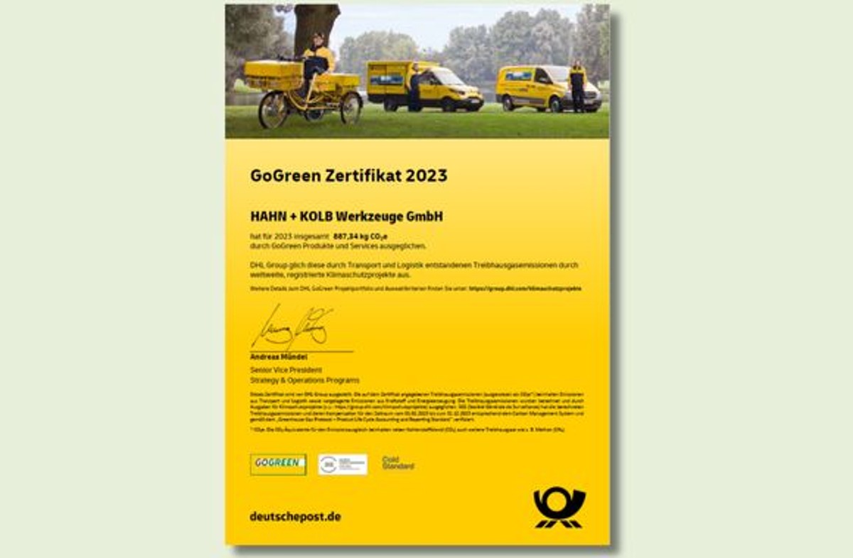 GoGreen Zertifikat 2024
