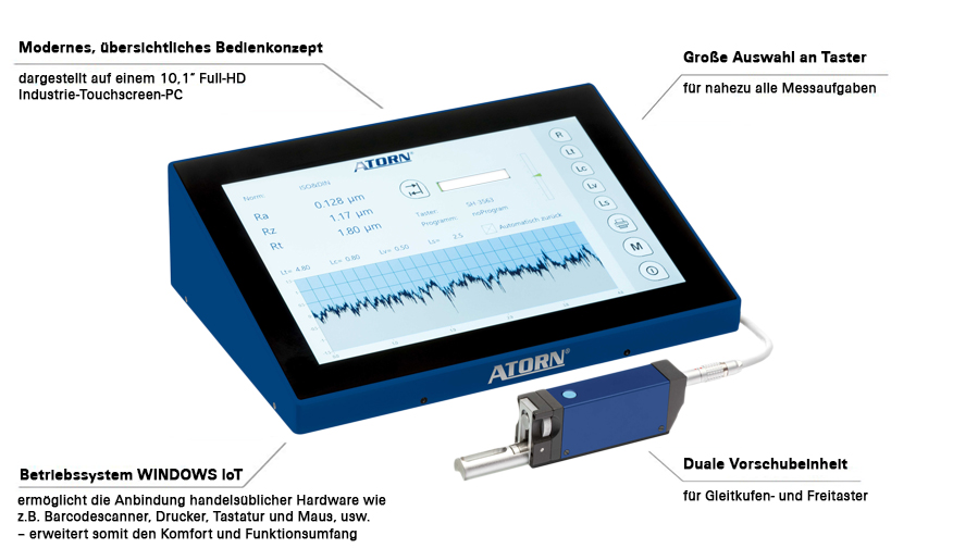 ATORN Rauheitsmessgerät