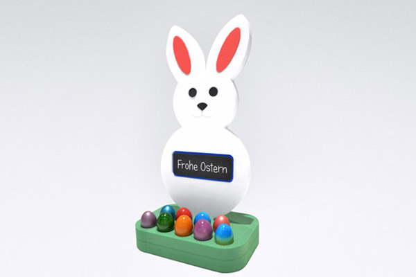 OPT-I-STORE hard foam easter bunny