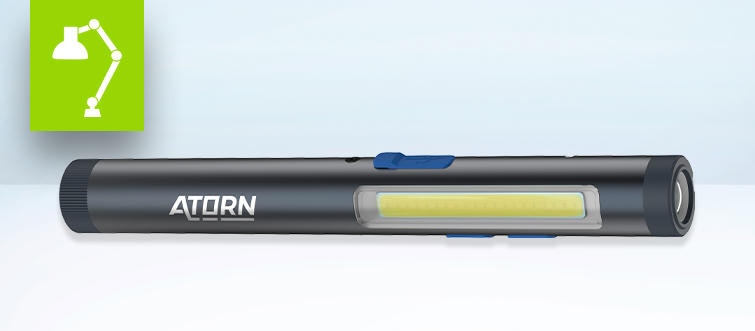 ATORN Akku-Stiftleuchte 4in1