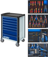Bestückte Werkzeugwagen von ATORN – durchdachte Komplettlösungen für jede Anwendung