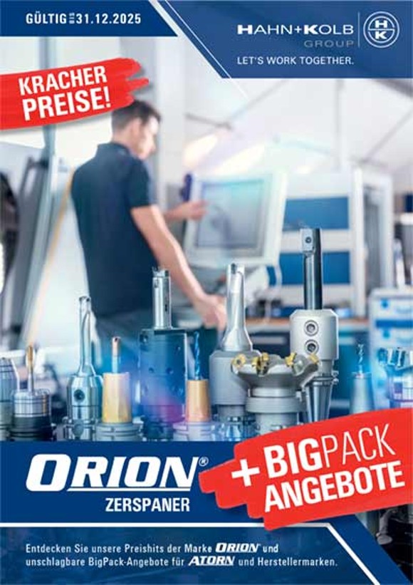 ORION Zerspaner + BIG Pack-Aktion