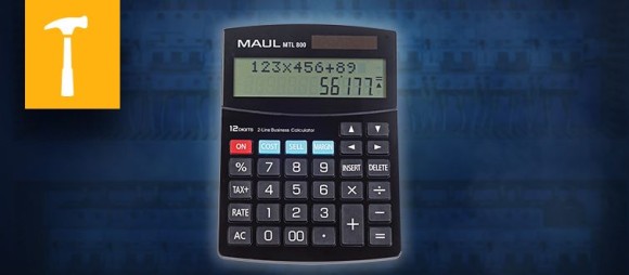 MAUL desktop calculator
