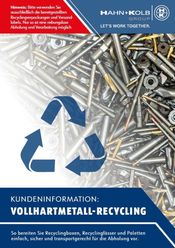 Vollhartmetall-Recycling Broschüre