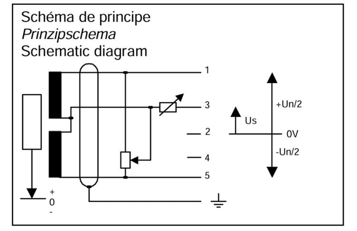 Schaltung TESA GT 21 Standard (Prinzipschema)
